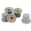 5pcs 6mm Shaft Potentiometer AV CD Volume Tone Control Rotary Knobs 1