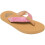 (12K, Raspberry) Roxy Kids Porto Raffia Flip Flops 1