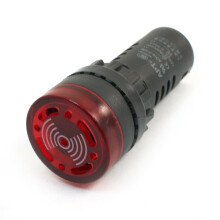 a13123000ux0462 ACDC24V Buzzer Alarm LED Accident Signal Indicator Flash Light AD16-22SM Red