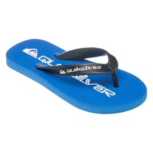 (3 UK, Blue) Quiksilver Kids Java Wordmark Flip Flops