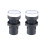 2Pcs White Indicator Light AC/DC 24V, 22mm Panel Mount, for Electrical Control Panel, HVAC, DIY Projects 1