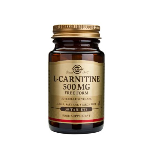 Solgar Solgar L-Carnitine 500 mg Tablets, 30
