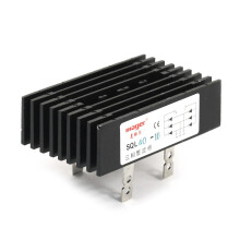 a14052800ux0137 1000V 40A 5-Pin 3-Phase Semi-Conductor Bridge Rectifier W Heat Sink, 2.36" Width, 3.82" Length