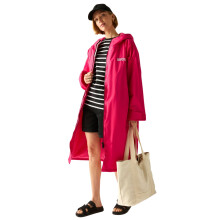 (LXL, Pink Potion) Regatta Outdoor Active Unisex Waterproof Zip Beach Surfing Changing Robe