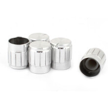 5pcs Aluminum Alloy Potentiometer Volume Control Knob 14mm x 17mm