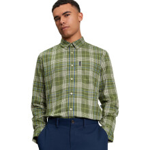 (2XL, Litchen Green) Ben Sherman Mens Multi Check Long Sleeve Shirt
