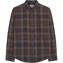 (3XL, Dark Navy) Ben Sherman Mens Multi Check Long Sleeve Shirt