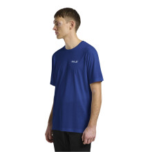 (L, Blue Orchid) Jack Wolfskin Mens Vonnan Functional Short Sleeve T-Shirt