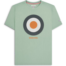 (S, Iceberg Green) Lambretta Mens Target Crewneck Short Sleeve T-Shirt Tee Top