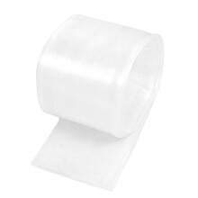 rate 2:1 50mm Dia Clear Polyolefin Heat Shrinkable Tube 1M 3.3Ft