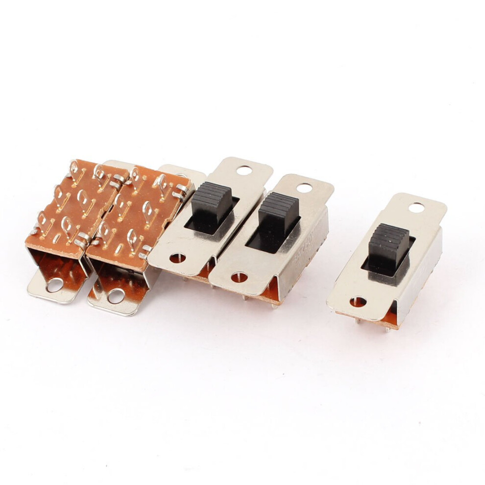 Photos - Other Electrical Equipment 5pcs PCB DIY DPDT 3 Position Mini Slide Switch AC 250V 3A 125V 6A a15010900ux0047