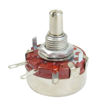 4.7K ohm 2W Watt 6mm Round Shaft Rotary Taper Carbon Potentiometer WTH118
