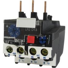 LR2-13 1.6A 1-1.6A 3-Phase 1NO 1NC Electric Thermal Overload Relay