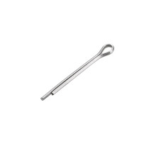 Split Cotter Pin - 1mm x 10mm 304 Stainless Steel 2-Prongs Silver Tone Fastener Clip Key 120Pcs