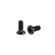 M1.4x5mm Phillips Screw Fastener Black 2.5mm Dia Screw Head for Laptop PC TV Fan Switch 50pcs