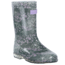 (10K UK, Ditsy Floral) Regatta Kids Wenlock Outdoor Wellington Boots Rain Boots Wellies