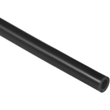 Silicone Tubing, 5/32"(4mm) ID x 9/32"(7mm) OD 6.6ft(2m) Silicone Rubber Tube Air Hose Pipe for Pump Transfer, Black
