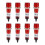 Signal Indicator Dash Light DC 24V, LED Bulbs XD10-3 Red, 10mm 2/5" Panel Mount 8Pcs 1
