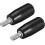 2 Pcs Revolving Handwheel Machine Handle M6 Male Threaded Stem for Milling Machine 1