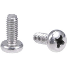 M4x10mm Machine Screws Pan Phillips Cross Head Screw 304 Stainless Steel Fasteners Bolts 30Pcs