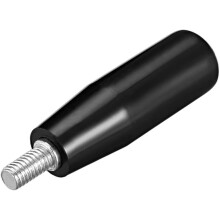 Revolving Handwheel Machine Handle M8 Male Threaded Stem for Milling Machinery 60mm Handle Dia