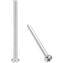 M4x55mm Machine Screws Pan Phillips Cross Head Screw 304 Stainless Steel Fasteners Bolts 20Pcs