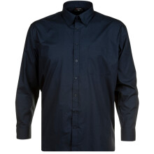 (3XL, Black) Espionage Mens Button Down Collar Big & Tall Long Sleeve Shirt