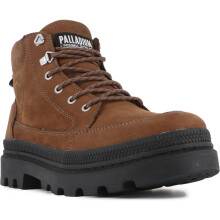 (11 UK, Bison) Palladium Mens Troopercuff Waterproof Leather Boots