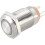 Latching Metal Push Button Switch 12mm Mounting Dia 1NO 3-6V Yellow LED Light 1