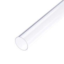 Clear Rigid PVC Pipe 1 1/32"(26mm) ID x 1 3/32"(28mm) x 1.6ft Round Tube Tubing