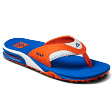 (7 UK, Orange/Blue) Reef Mens Fanning Pregame Flip Flops