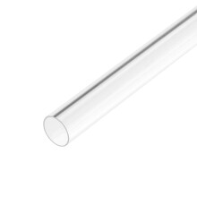 2pcs Clear Rigid PVC Pipe 3/8"(9mm) ID x 1.3ft Round Tube Tubing