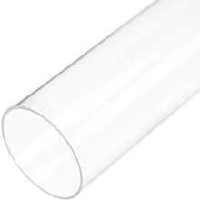 Clear Rigid Acrylic Pipe 36mm ID x 40mm(1 9/16") OD x 305mm(12") Round Tube Tubing