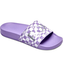 (12K UK, White/Lavender) Roxy Girls Slippy Summer Beach Holiday Sandals Flip Flops Sliders