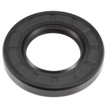 Oil Seal, TC 40mm x 72mm x 10mm Nitrile Rubber Cover Double Lip with Spring for Bearing Shaft, Black Pack of 1