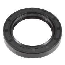 Oil Seal, TC 45mm x 65mm x 10mm Nitrile Rubber Cover Double Lip with Spring for Bearing Shaft, Black Pack of 1