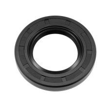 Oil Seal, TC 30mm x 52mm x 7mm Nitrile Rubber Cover Double Lip with Spring for Bearing Shaft, Black Pack of 1
