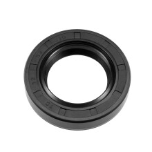 Oil Seal, TC 32mm x 52mm x 10mm Nitrile Rubber Cover Double Lip with Spring for Bearing Shaft, Black Pack of 1