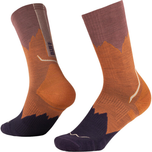 Buff (XL, Ginger) Buff Merino Lightweight Hiking Crew Socks
