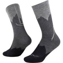 (XL, Black) Buff Merino Lightweight Hiking Crew Socks