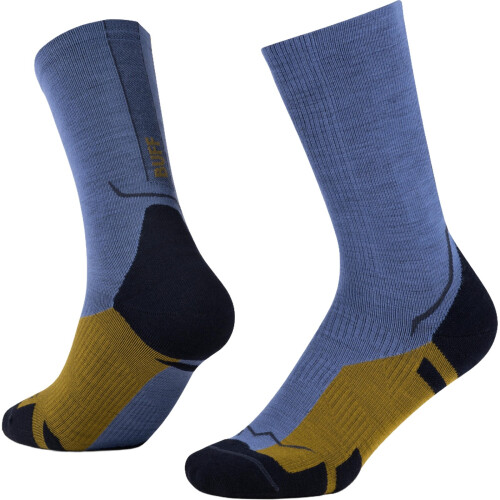 Buff (S, Blue) Buff Merino Lightweight Hiking Crew Socks