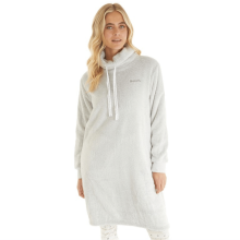 (12, Grey) Bench Womens Fluffy Hooded Wearable Blanket Soft Robe Oversized Hoodie Snuggle