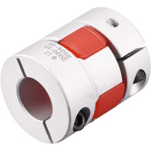 6.35mm to 12mm Bore L31xD25 Flexible Coupling Jaw Coupler Shaft Joint for Servo Motor