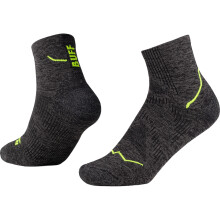 (S, Black) Buff Dryflx Breathable Running Ankle Socks