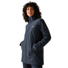 (12, Navy) Regatta Womens Tamlin Insulated Long Length Waterproof Jacket