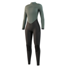 (M, Dark Olive) Mystic Womens Star 2025 Back Zip Full length Wetsuit