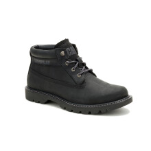(10 UK, Black) CAT Mens Colorado 2.0 Chukka Nubuck Leather Boots