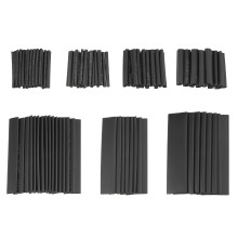 127pcs 2:1 Heat Shrink Tubing Kit, Heat Shrink Tubes Wire Wrap Sleeving 7 Sizes, Black