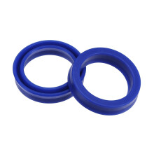 UN Radial Shaft Seal 18mm ID x 24mm OD x 5mm Width PU Oil Seal, Blue Pack of 2