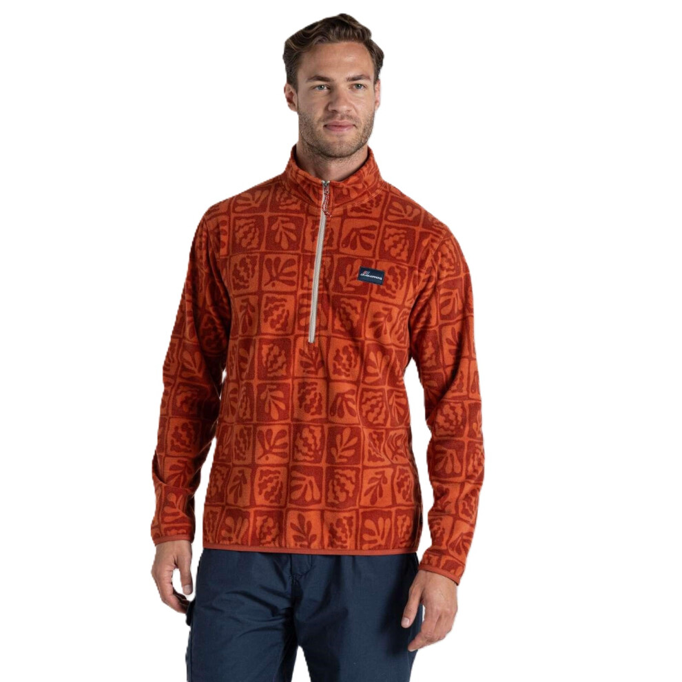Craghoppers (2Xl, Red Beach Print) Mens Galdie Half Zip Fleece